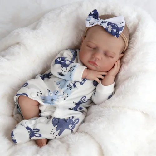 Vista 11 de Muñecas Reborn Baby de 18 pulgadas realista con cuerpo de vinilo completo, muñecas de bebé realistas de la vida real para niños a partir de 3 años