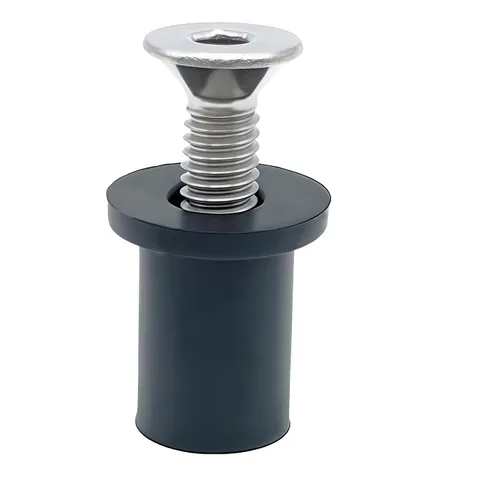 Vista 6 de 24 Pares de Tuercas de Neopreno M4, Tornillos Hexagonales de Acero Inoxidable M4 x 20mm, Kit de Tuercas para Kayak, Motocicleta, Accesorios
