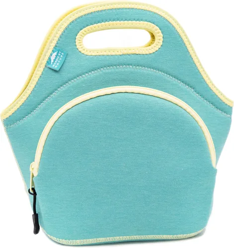 Vista 12 de Loncheras para mujeres y loncheras para niños, lonchera aislada de alta calidad, neopreno extra grueso, sensación de algodón suave, costuras de alta