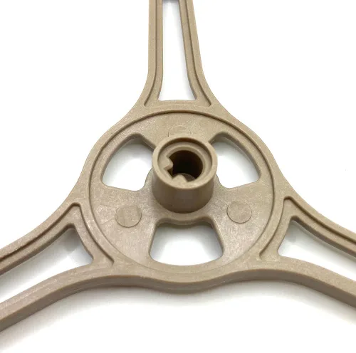 Vista 5 de WB06X10633 Conjunto de anillo giratorio de microondas para microondas GE, soporte de bandeja de vidrio giratorio de microondas, reemplaza 1166452