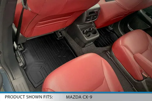Vista 4 de SMARTLINER Juego de revestimientos de 3 filas compatibles con Mazda CX9 2016-2023