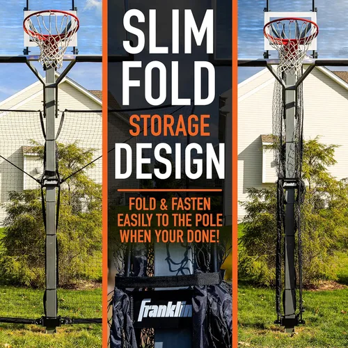Vista 6 de Franklin Sports Baloncesto Pass Back Rebounder