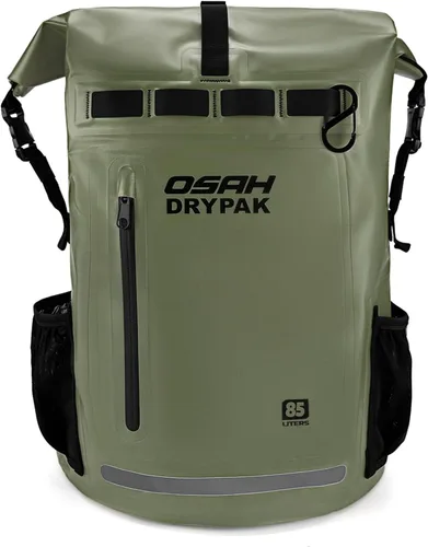 Vista 34 de Waterproof Dry Bag Backpack 25L/35L/55L/85L, Roll-Top Heavy Duty Rucksack Black