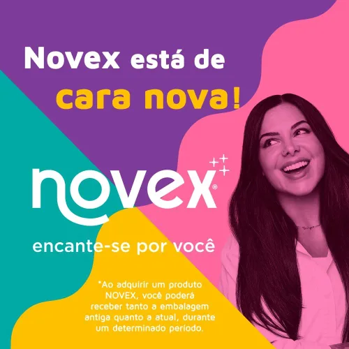 Vista 4 de Novex Acondicionador sin enjuague de recarga de queratina - Queratina reconstructiva, control del encrespamiento y reparación de daños