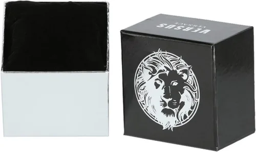 Vista 5 de Versus Versace Star Ferry Collection Reloj de lujo para mujer con una pulsera de oro rosa con una caja de oro rosa IP y esfera marrón, Marrón, Star
