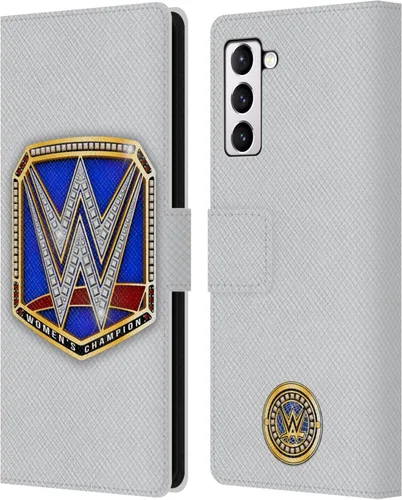 Vista 354 de Head Case Designs Officially Licensed WWE Cruiserweight Champion Title Belts Leather Wallet Case Compatible with Samsung Galaxy A07 4G Campeón