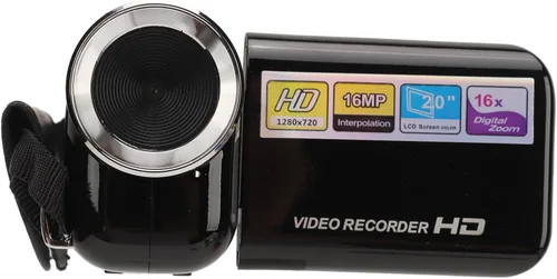 Vista 7 de ASHATA Cámara digital portátil 1080P HD 16MP, videocámaras de video con zoom 16x, pantalla LCD de 2 pulgadas, temporizador automático, grabación