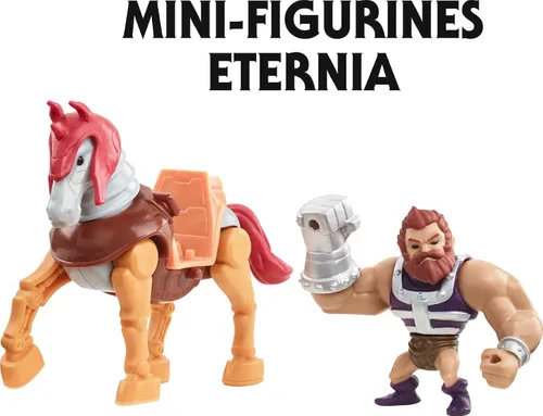 Vista 2 de Masters of The Universe: ¡Revelation! Mini figura de vehículo o criatura y Eternia, personaje de 2 pulgadas para contar historias y exhibición