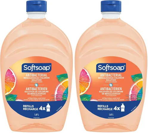 Vista 3 de Softsoap Recarga Antibacteriana 50oz Aroma Limpio y Fresco