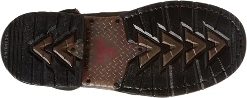Vista 4 de Rocky Ironclad - Botas de trabajo impermeables con punta de acero, Marrón