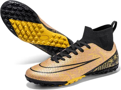 Vista 5 de HaloTeam Zapatos de fútbol para hombre, botas de fútbol para hombre, botas de fútbol de césped para entrenamiento profesional al aire libre