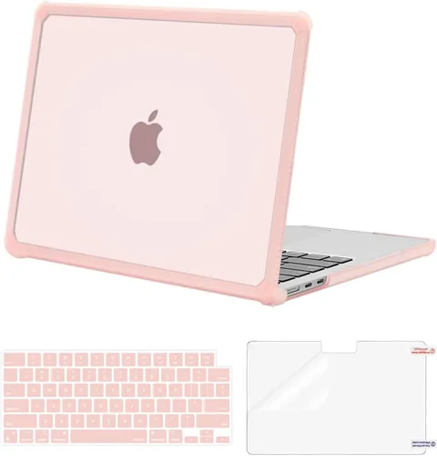 Vista 15 de MOSISO - Funda compatible con MacBook Air de 13 pulgadas M5 2026 M4 M3 M2 2025-2022 A3449 A3240 A3113 A2681, Kit 3 en 1 resistente a las grietas