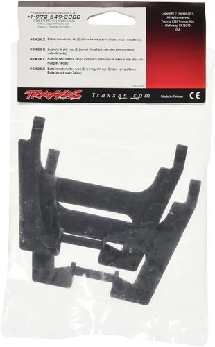 Vista 3 de Traxxas 6426X Tall Hold-Downs para batería multi-celda más alta, juego de 2