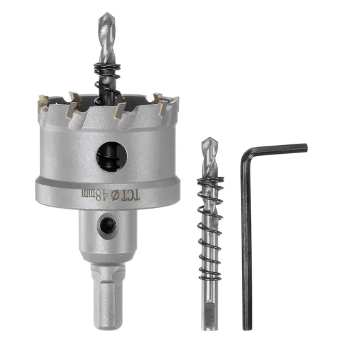 Vista 36 de HARFINGTON Cortador de carburo de sierra de agujero de metal de 0.472 in / 0.47 pulgadas de diámetro para acero inoxidable, metal, aleación