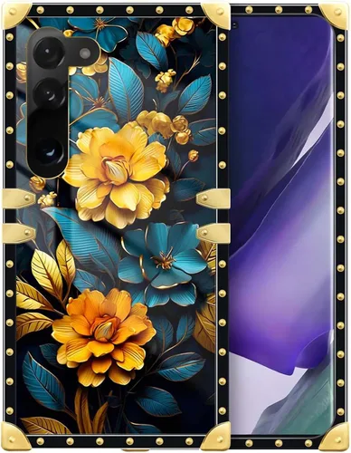 Vista 47 de Funda compatible con Samsung Galaxy S10 4G, TPU suave de lujo y parte trasera de policarbonato duro para niñas y mujeres, funda protectora a prueba