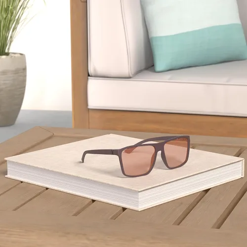 Vista 2 de MERRY'S - Gafas de sol deportivas rectangulares, lentes polarizados con protección UV400, para hombres y mujeres, gafas para ciclismo, conducción