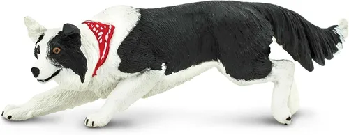 Vista 4 de Safari Ltd. Figura de Border Collie – Figura detallada de plástico de 5 pulgadas – Divertido juguete educativo para niños, niñas y niños a partir