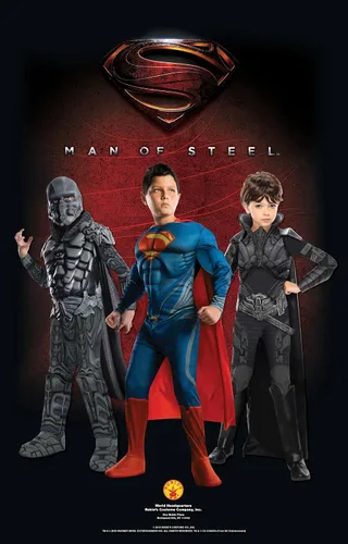Vista 2 de Disfraz de Superman Man of Steel General Zod cuchillo arma, talla única , Marrón