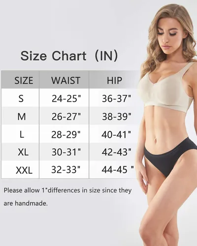 Vista 6 de YADIFEN Paquete de 510 ropa interior de algodón para mujer, bragas hipster, bragas bajas, bikini