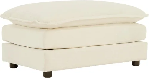 Vista 11 de Sofá Loveseat Grande en Beige y Blanco de 194.8 cm, Sofás Seccionales de 2 Plazas Grandes para Sala de Estar, Sofá Seccional Modular de Tela