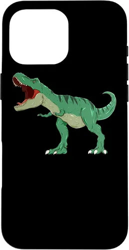 Vista 18 de Carcasa para iPhone X/XS con diseño de dinosaurio T-Rex.