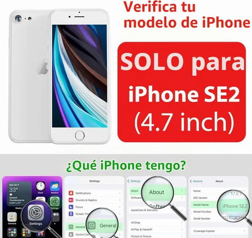 Vista 2 de SPORTLINK Funda impermeable para iPhone SE 3rd 2022/iPhone SE 2nd 2020/iPhone 7/8 - Carcasa completa a prueba de golpes y polvo con protector