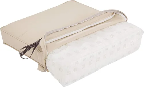 Vista 14 de Classic Accessories Montlake FadeSafe - Cojín para sillas de patio resistente al agua, 44 x 20 x 3 pulgadas, color beige antiguo, juego de cojines