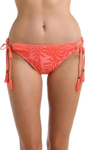 Vista 52 de La Blanca Parte inferior de bikini hipster con lazo lateral para mujer Negro/ Luces de la ciudad