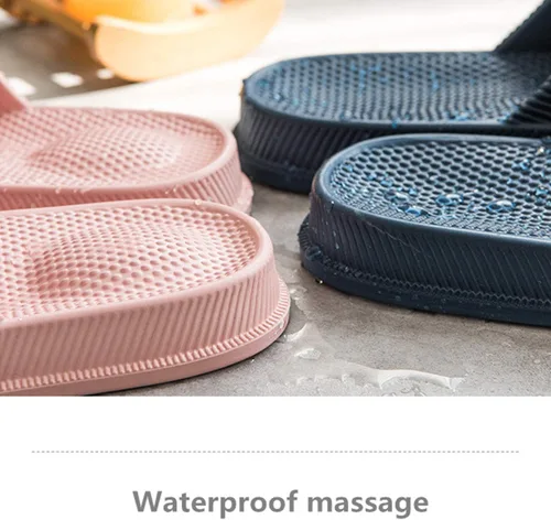 Vista 4 de Pantuflas de baño de espuma de masaje antideslizantes para hombre y mujer