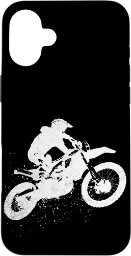 Vista 22 de iPhone 16 Dirt Bike Riding Motocross Racing Motorcycle Vintage Graphic Case