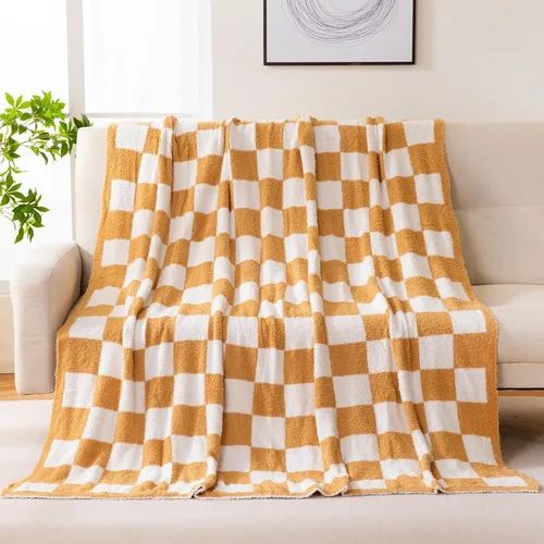 Vista 13 de YIRUIO Mantas y cobijas ultra suaves extra mullidas y cálidas, de felpa esponjosa y acogedora, de peso medio, ideales para regalos en cumpleaños