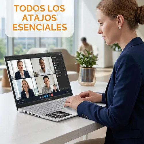 Vista 6 de Adhesivo de acceso directo de Windows – Adhesivo de vinilo de acceso directo de teclado, calcomanías de atajos de teclado de laptop, para cualquier