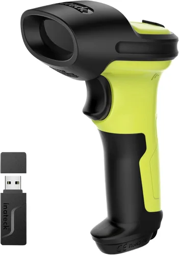Vista 9 de Inateck Escáner de código de barras 2D, escáner de código QR inalámbrico Bluetooth con aplicación AI y SDK, duración de la batería de 180 días