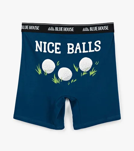 Vista 4 de Little Blue House Calzoncillos tipo bóxer divertidos para hombre