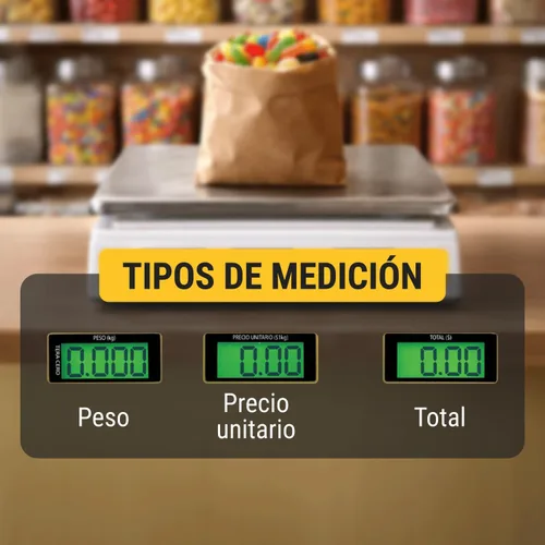 Vista 8 de Báscula electrónica Pretul 88.2 lbs de capacidad multifunción