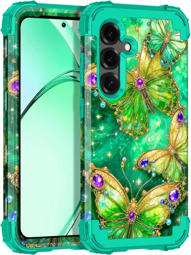 Vista 20 de Rancase para Galaxy S25, Funda de tres capas, protección resistente a los golpes, paraguas de plástico duro + funda protectora de goma de silicona