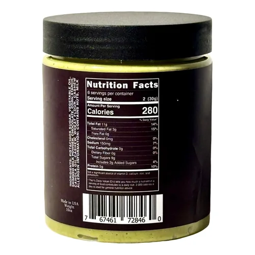 Vista 2 de Relleno de pistacho y kunafa. Crema de pistacho y chocolate Dubai con Kataifi crujiente Crema de postre gourmet 10 oz 9.88 oz