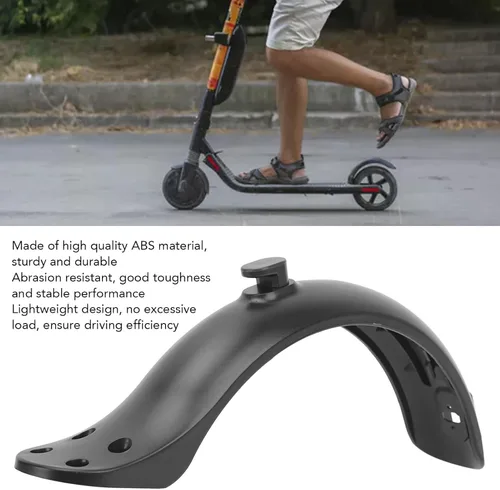 Vista 6 de Pilipane Guardabarros eléctrico para scooter, compatible con Mijia M365 Scooter eléctrico, negro, conjunto de freno trasero, conjunto de freno