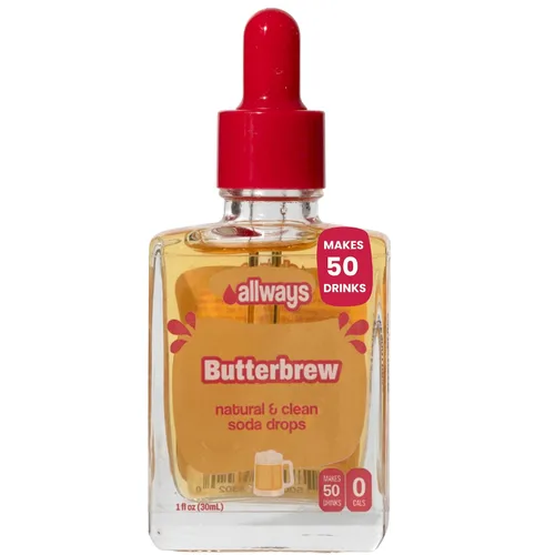 Vista 31 de Allways Drops Potenciador de agua natural de cereza negra Sin azúcar, cero calorías, fruta de monje endulzada Botella de vidrio para hidratación