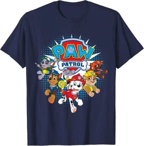 Vista 19 de Camisetas de Nickelodeon de Paw Patrol Team para hombres y mujeres
