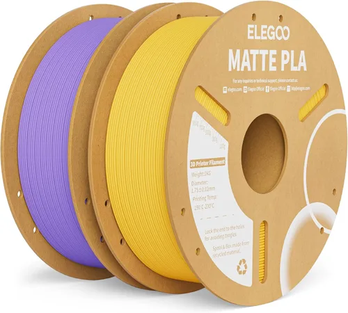 Vista 32 de ELEGOO Paquete de filamento de impresora 3D PLA mate 22 lbs 0.07 in
