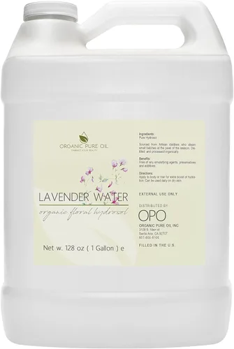 Vista 9 de OPO Spray de hidrosol de lavanda de 8 onzas y rociador de vapor puro destilado vegano tóner Spritz limpiador de agua calmante tonificación