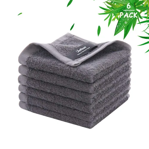 Vista 6 de JEFFSUN Paquete de 6 paños pequeños para platos + 6 paños de maquillaje
