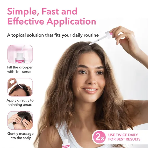 Vista 5 de Liquid Minoxidil Mujeres 2% por ciento – Solución tópica