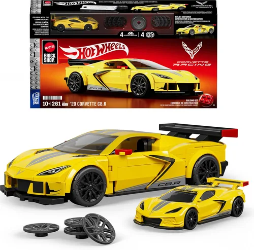 Vista 9 de Mattel Brick Shop Hot Wheels Speed Series '94 Audi Avant RS2 Juego