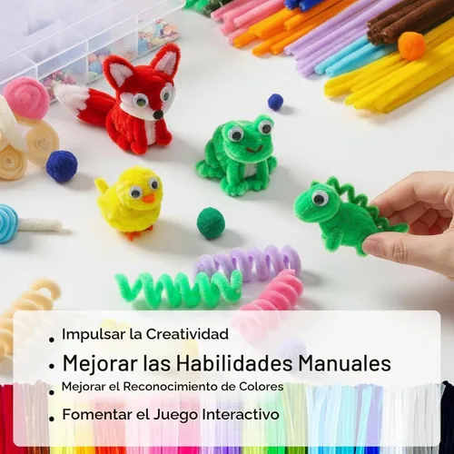 Vista 7 de 1350 limpiadores de tuberías gruesos de 45 colores a granel, tallos