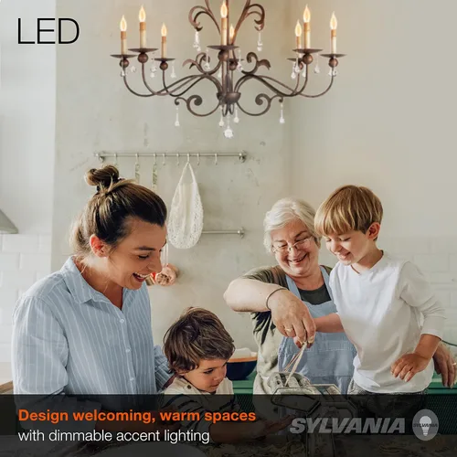 Vista 5 de Sylvania 79580 - Bombilla LED, base media, color ámbar