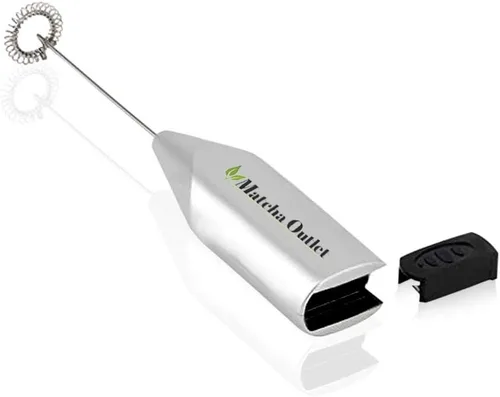 Vista 3 de Espumador de leche eléctrico de mano con batidor de acero inoxidable - Fabricante de espuma portátil