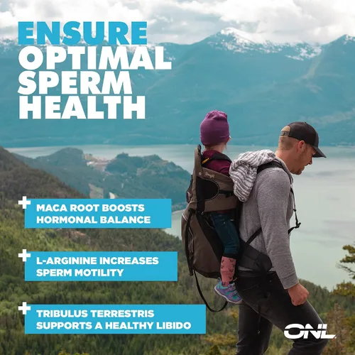 Vista 6 de ONL Paquete de refuerzo de testosterona y vitalidad para hombres, carga mayor + conquista, energía, fuerza y apoyo de fertilidad, con Tongkat Ali