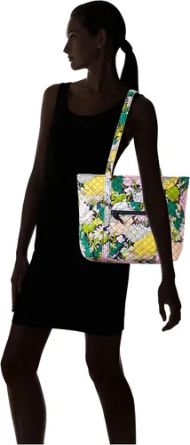 Vista 6 de Vera Bradley Bolso tote Vera pequeño para mujer, algodón